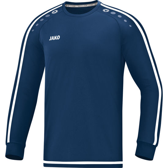 Afbeeldingen van JAKO Shirt Striker 2.0 LM marine/wit (4319/99) - SALE